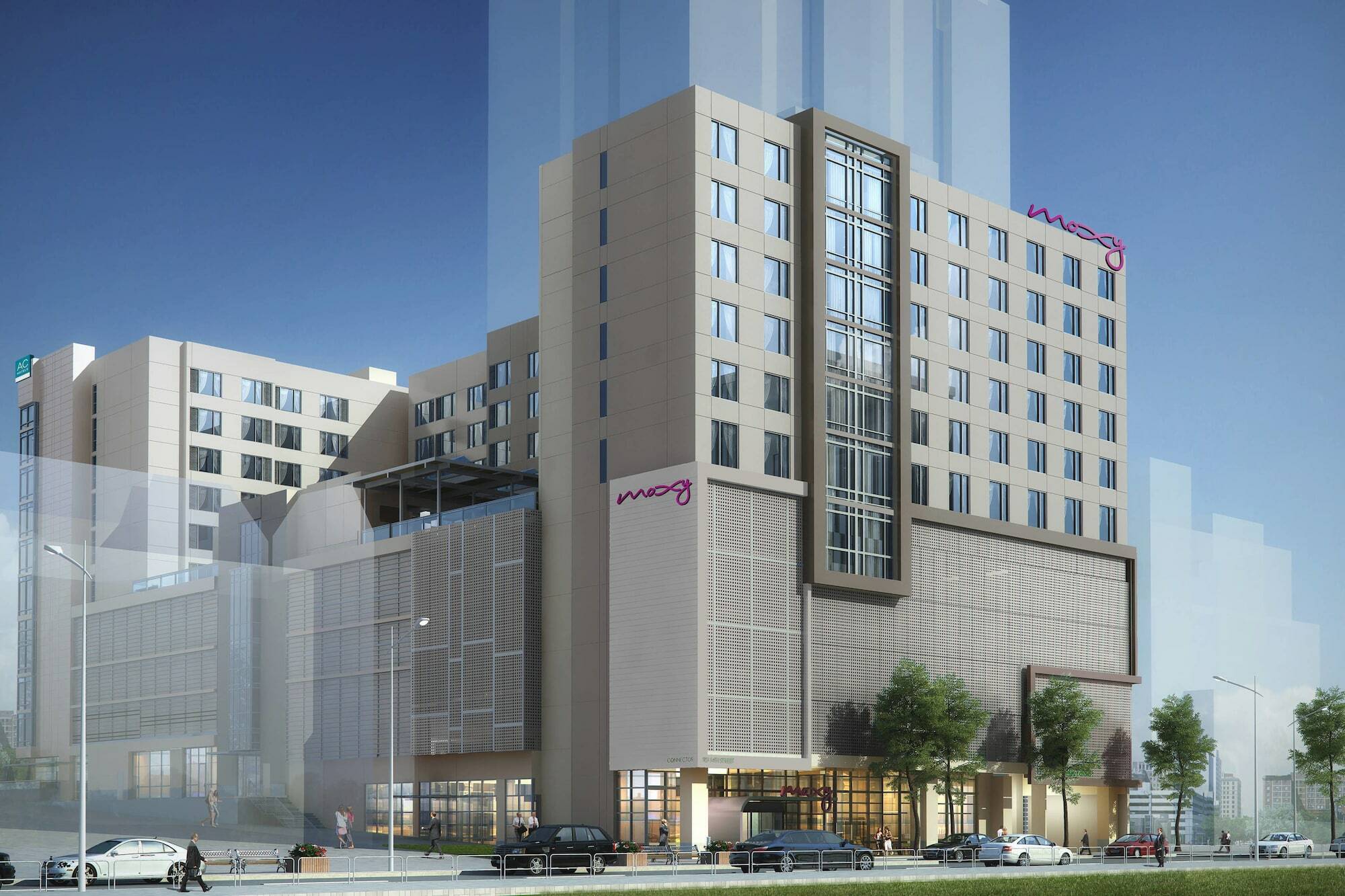 Hotel Moxy Atlanta Midtown Exterior foto